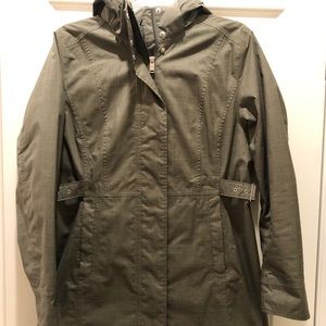 Women’s olive trench